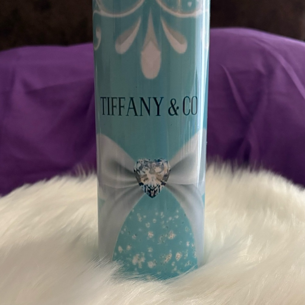 Tiffany & Co. Blue and White Decorative Tumbler